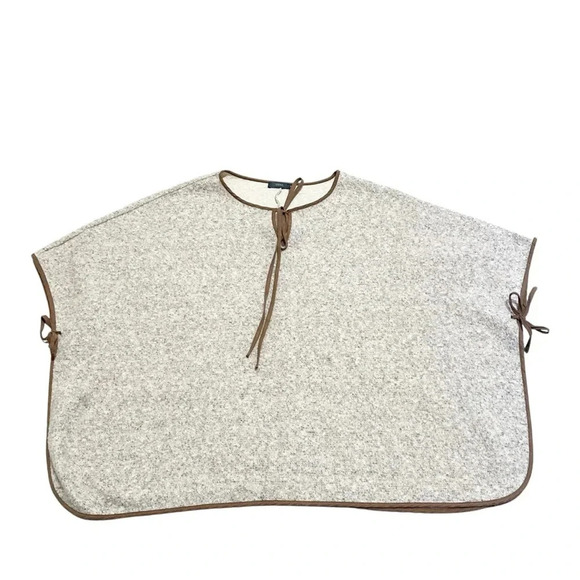 THML Brown And Beige Fall Poncho Size M/L - Picture 1 of 11